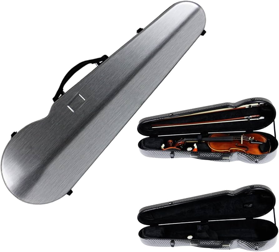 Amazon.co.jp: バイオリンケース 4/4 3/4 汎用性 カーボンマック
