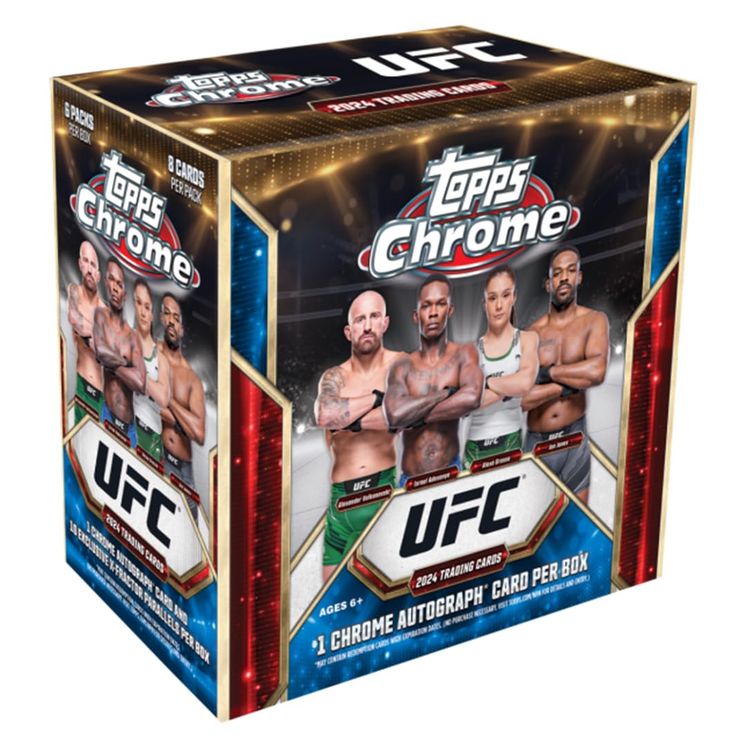 Amazon.co.jp: Topps UFC Chrome 2024 - メガボックス:201ピース