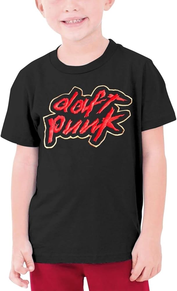 Amazon.com: MISSBIE Daft-Punk Short Sleeve Tops Tee Kids T-Shirt