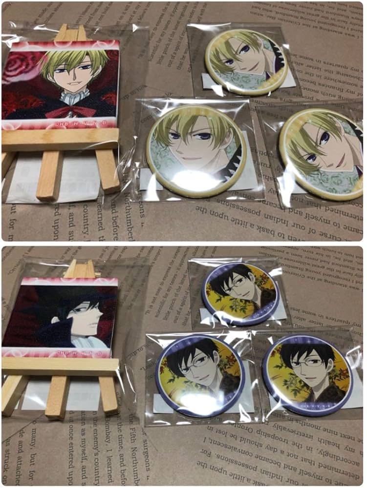 Amazon | 桜蘭高校ホスト部 くじメイト 須王環 鳳鏡夜 キャンバス 缶