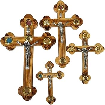 Amazon.com: Jerusalem Imports Wall Cross Crucifix Orthodox 14