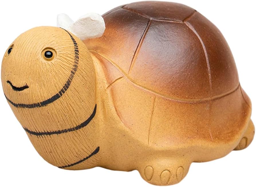 Amazon.co.jp: かわいい 亀の置物 インテリア雑貨 亀 置物 亀と蜂