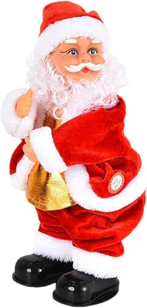 Amazon | クリスマス サンタ 人形 置物 音楽人形 お尻を振って