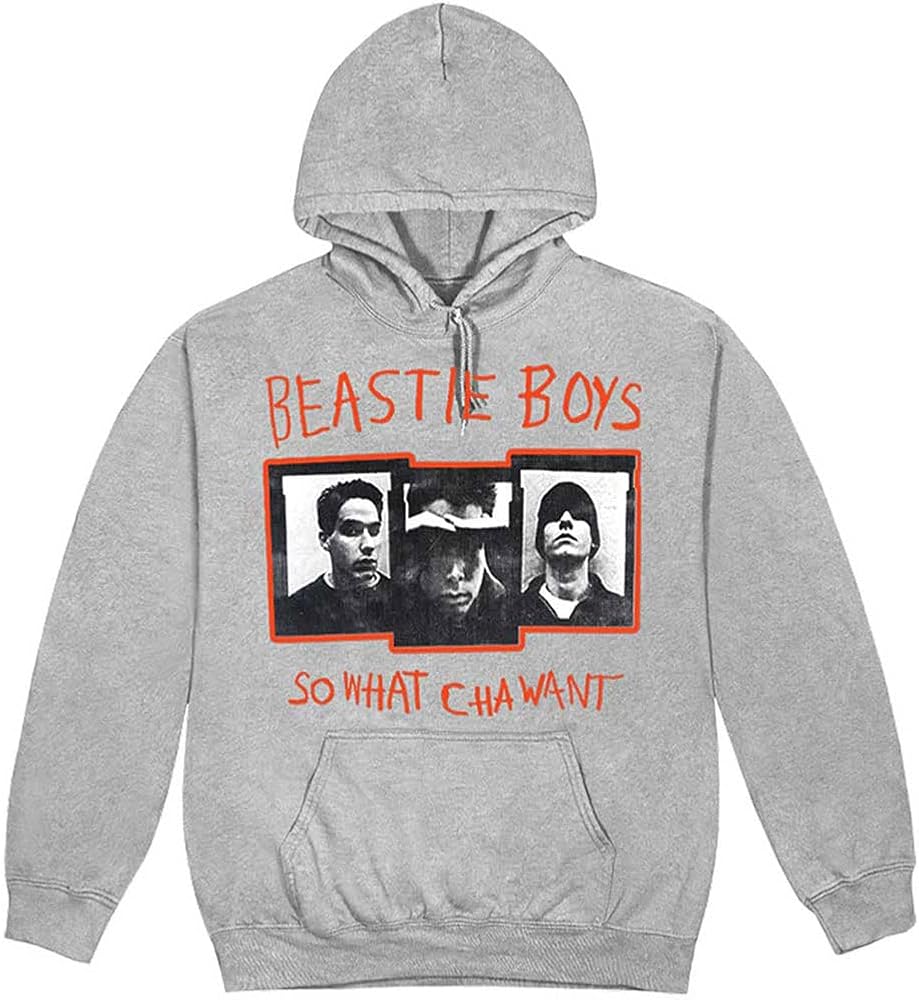 Amazon.com: Beastie Boys Men's So What Cha Want Hooded Sweatshirt