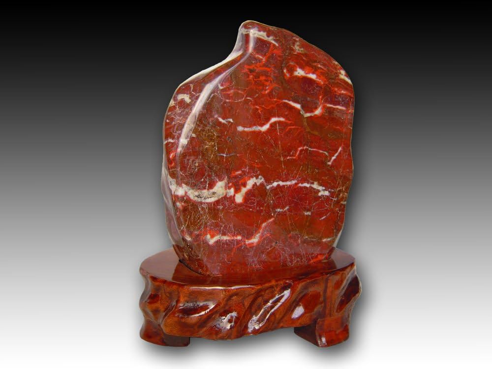 Amazon.co.jp: 紅加茂石 水石 kaw012 赤石 盆石 鑑賞石 : ホーム＆キッチン