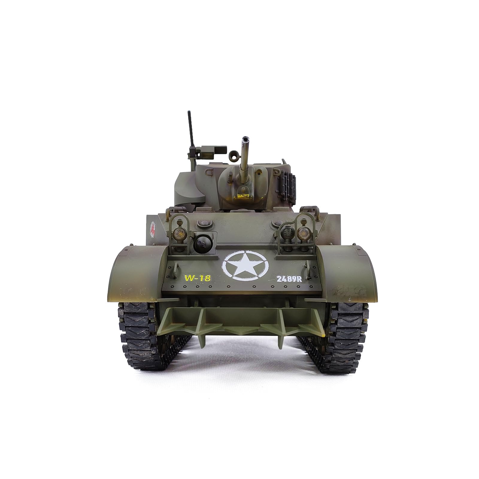 Amazon.co.jp: ラジコン 戦車2.4GHz 1/16アメリカ陸軍スチュアートM5A1
