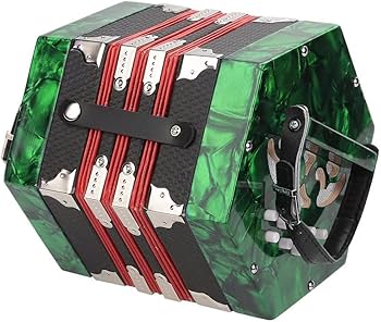 Amazon | 20ボタンアコーディオンコンサーティーナ、学びやすい音楽