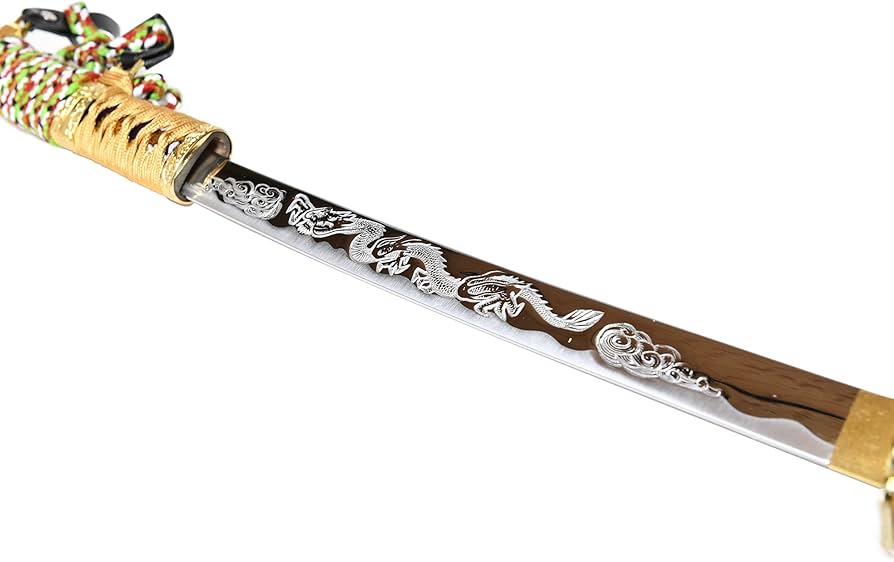 Amazon | 【模造刀】【陣太刀】竜陣太刀/縦掛セット【五月人形】【大小