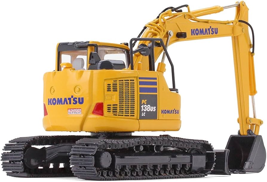 Amazon.com: First Gear Komatsu: Komatsu PC138USLC-11 Excavator