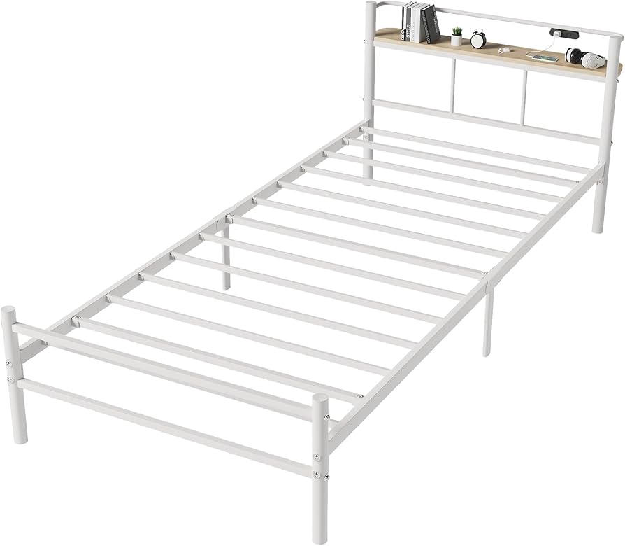 Amazon｜Alebert｢アレベルト｣ ベッドフレーム シングル パイプベッド