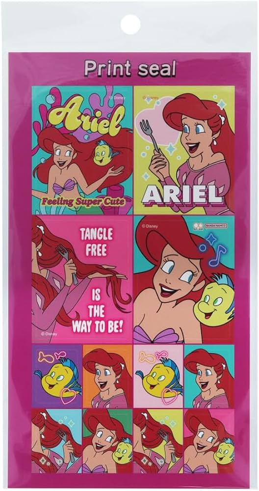 Amazon.co.jp: リトルマーメイド[シールシート]プリントシール風シール