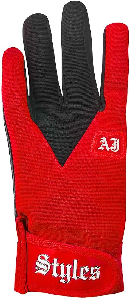 Amazon.co.jp: WWE AJ Styles レッドレプリカグローブ One Size レッド