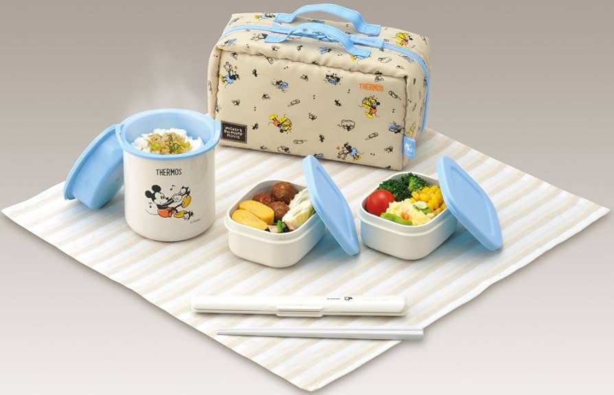 Amazon｜THERMOS 保温弁当箱 ミッキー 約0.6合 ライトブルー DBQ-251DS