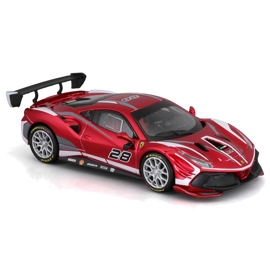 Amazon.com: Bburago B18-36309 Ferrari Racing 488 Challenge EVO