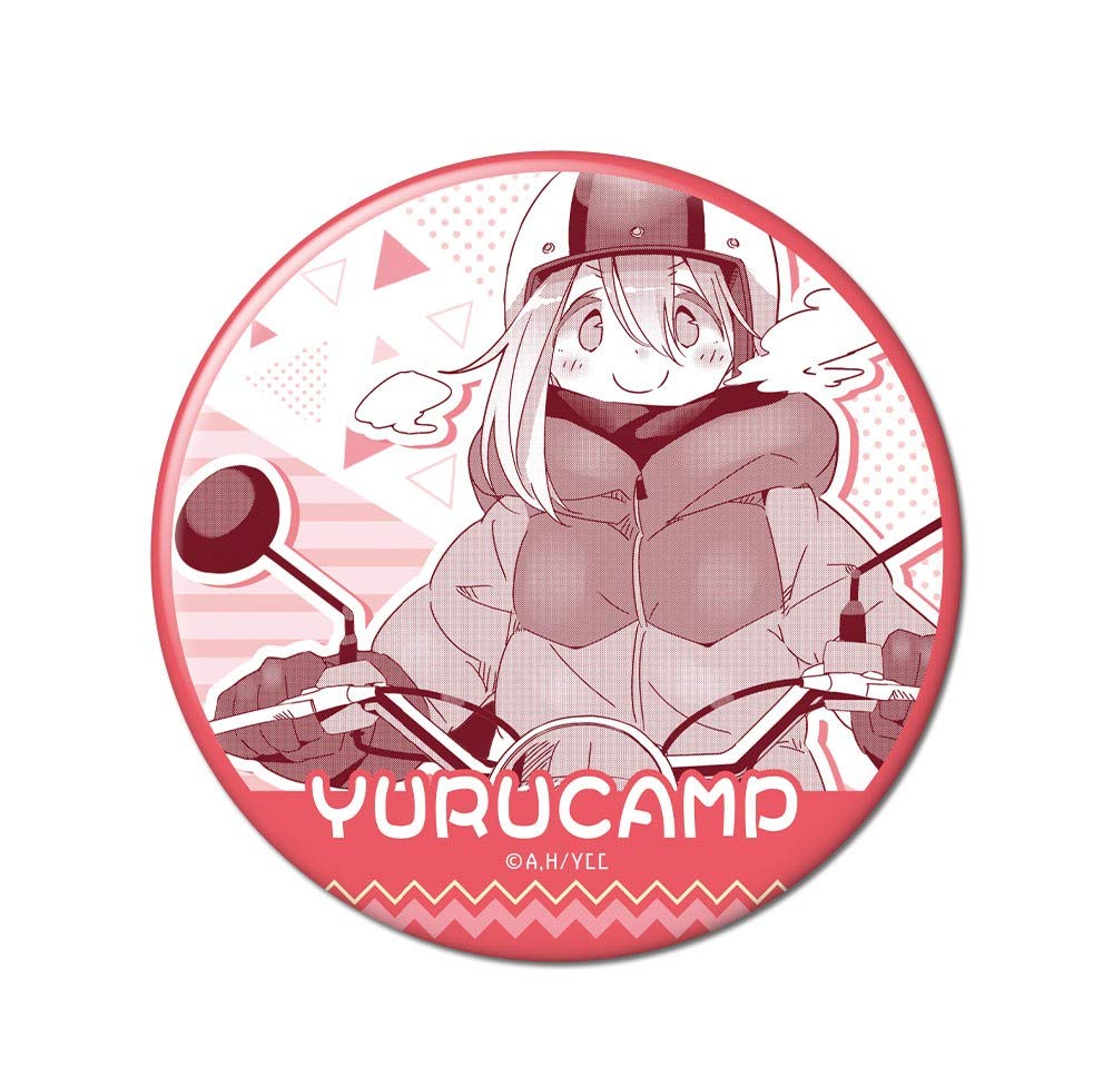 Amazon | ゆるキャン△ 缶バッジ デザイン03(各務原なでしこ/C