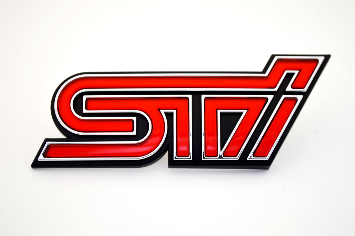 Amazon | 【スバル純正】STI【チェリーレッド フロントオーナメント