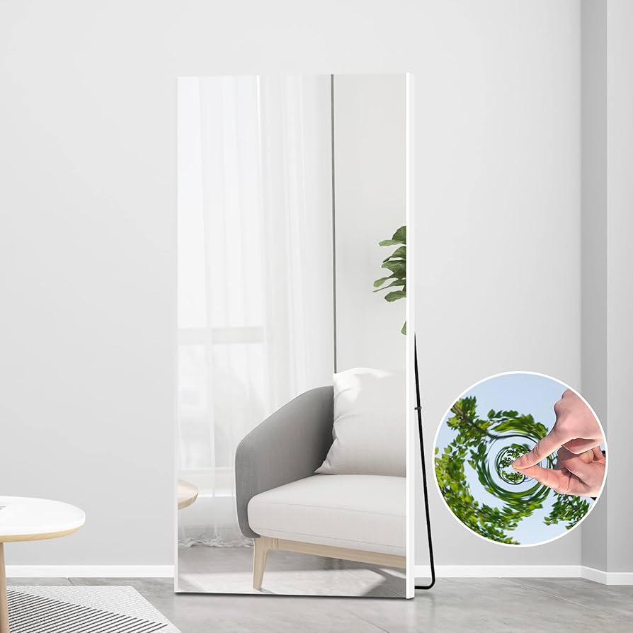 Amazon.co.jp: Brisafe 割れない鏡 幅80cm×高さ170cm 自立ミラー