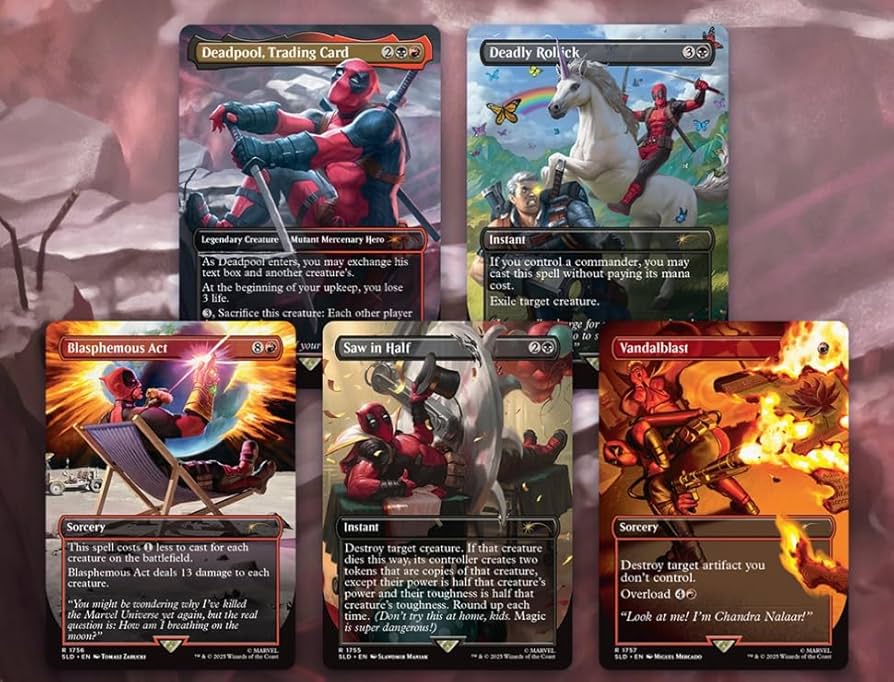 Amazon.com: MTG Secret Lair: Secret Lair x Marvel's Deadpool (Non