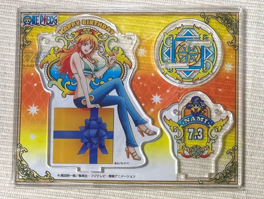 Amazon.co.jp: ONE PIECE ワンピース ハッピーバースデー アクリル