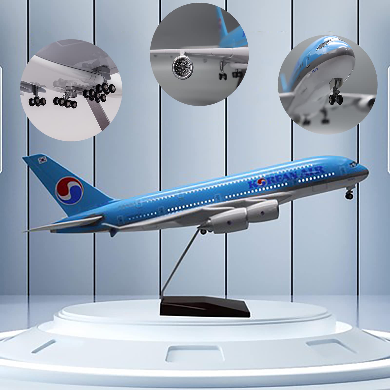 Amazon.co.jp: ダイキャスト飛行機, ダイキャスト玩具, 大韓航空 A380