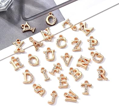 Amazon.co.jp: [Harilla] アルファベット チャーム イニシャル パーツ