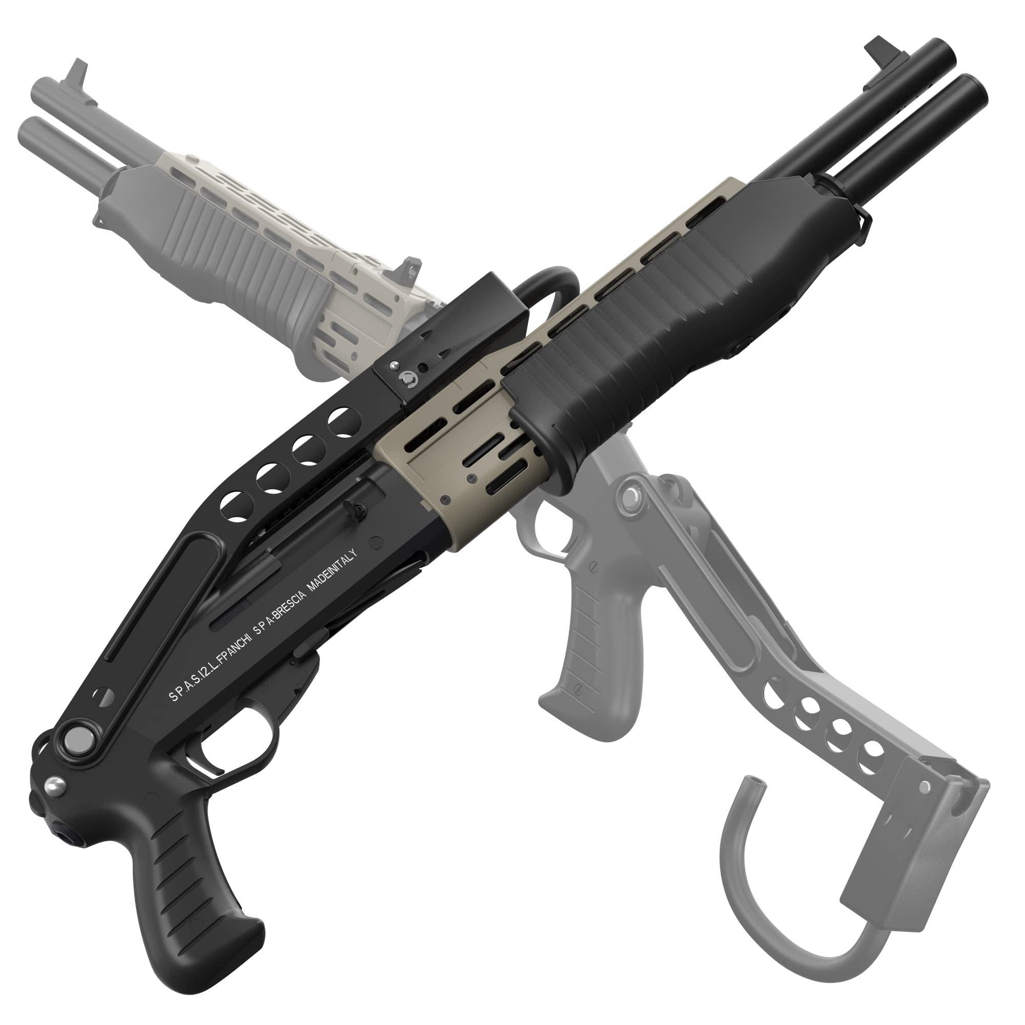 VOISKY UDL製 最新 SPAS12 排莢式ナーフガン VOISKY UDL製 スパス12 排