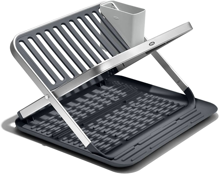 Amazon｜OXO オクソー 折り畳み式 水切り フラット ディッシュラック