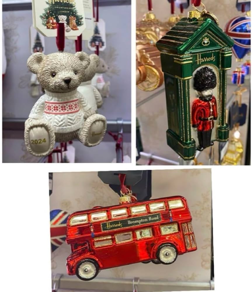 Amazon.co.jp: イギリス ハロッズ クリスマスオーナメント クリスマス
