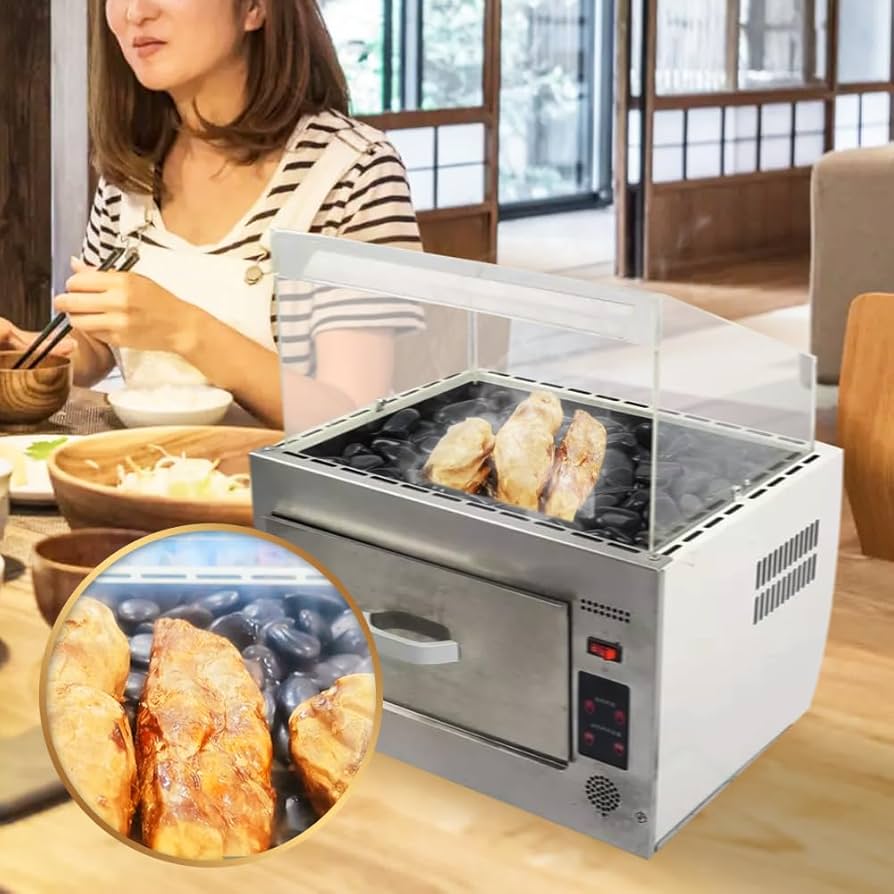 Amazon.co.jp: Kurflo 業務用 焼き芋器 電気式 石やきいも機 大容量