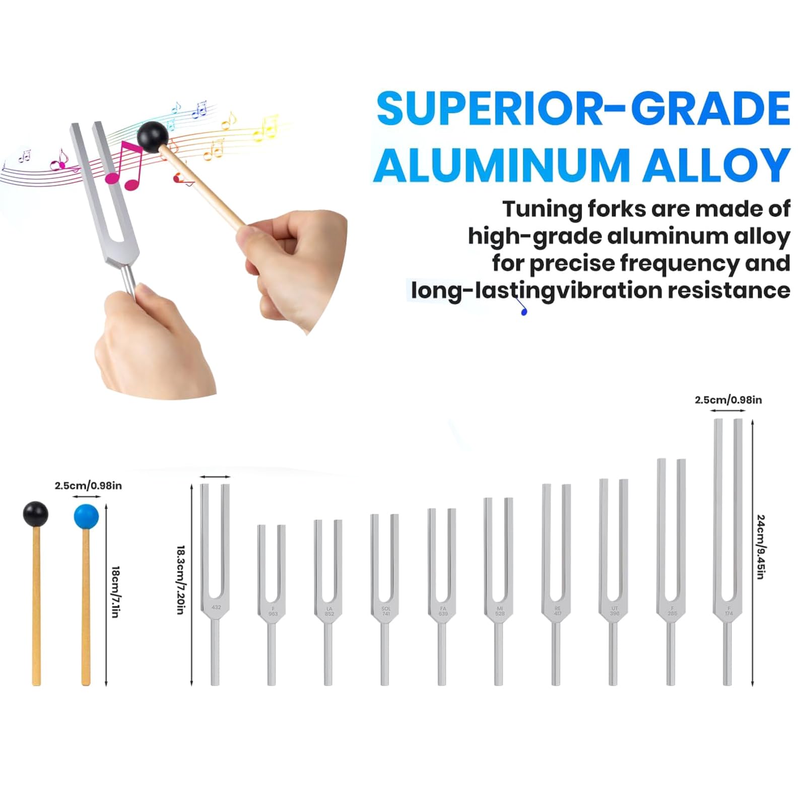 Amazon.co.jp: 音叉チャクラ、チャクラ音叉セット、コード化された音叉