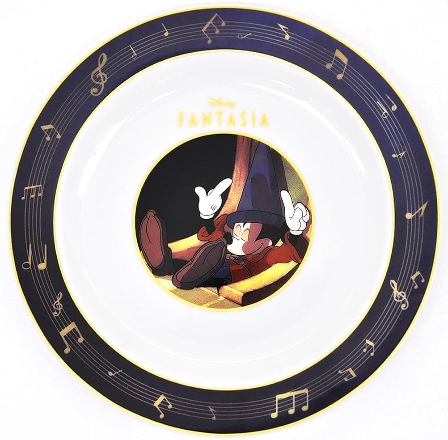 Amazon.co.jp: ディズニー 「 ファンタジア 」 ミッキーマウス 皿