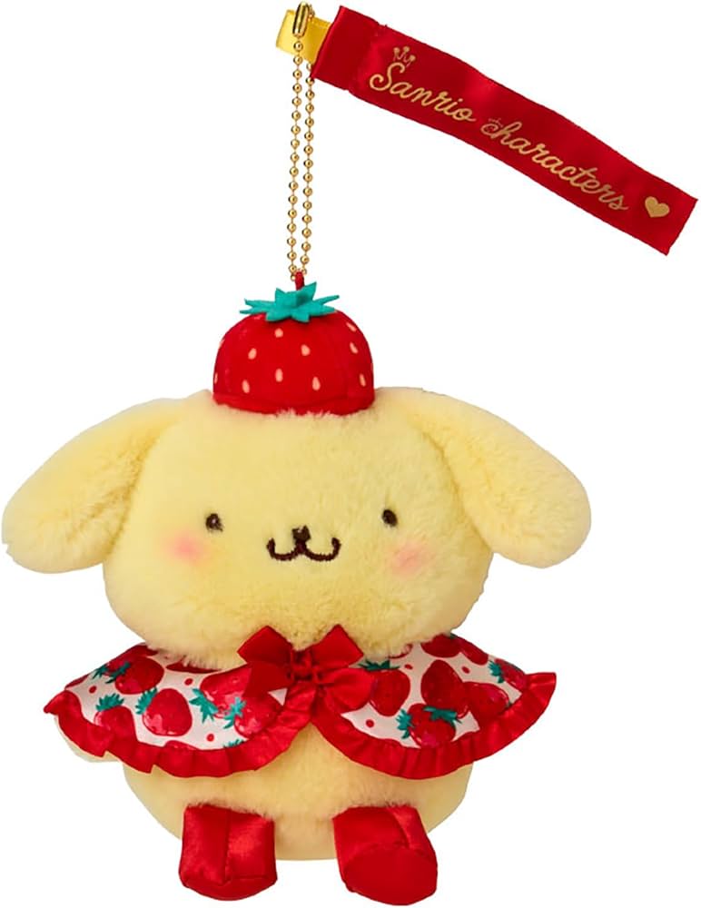 Amazon.co.jp: サンリオ(SANRIO) マスコットホルダー（いちご新聞50