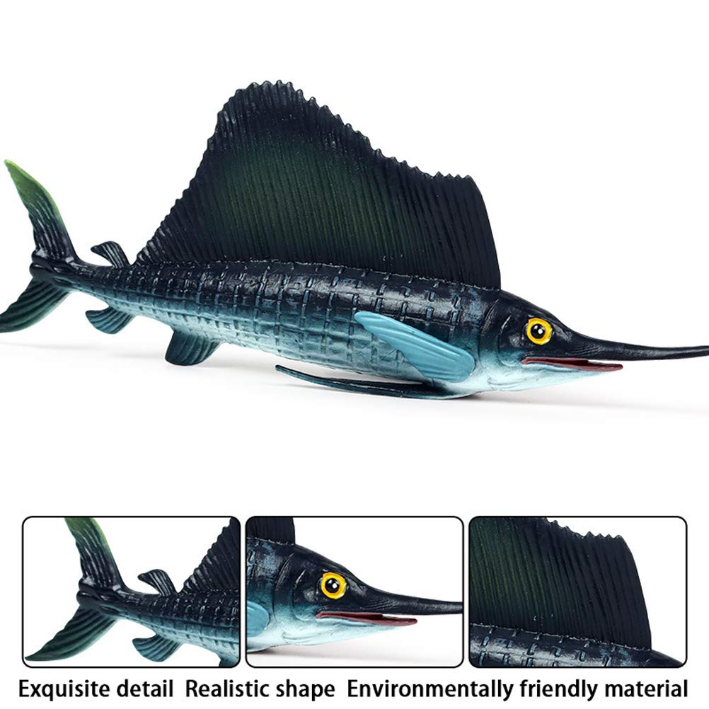 Amazon.co.jp: FLORMOON バショウカジキ 置物 現実的 動物の姿 早期