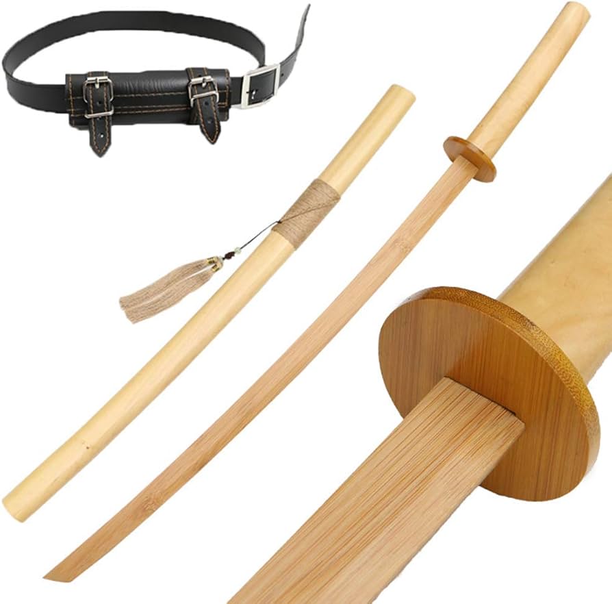 Amazon.co.jp: 竹刀 剣道 居合道 剣術 練習 舞台道具 木刀 模造刀