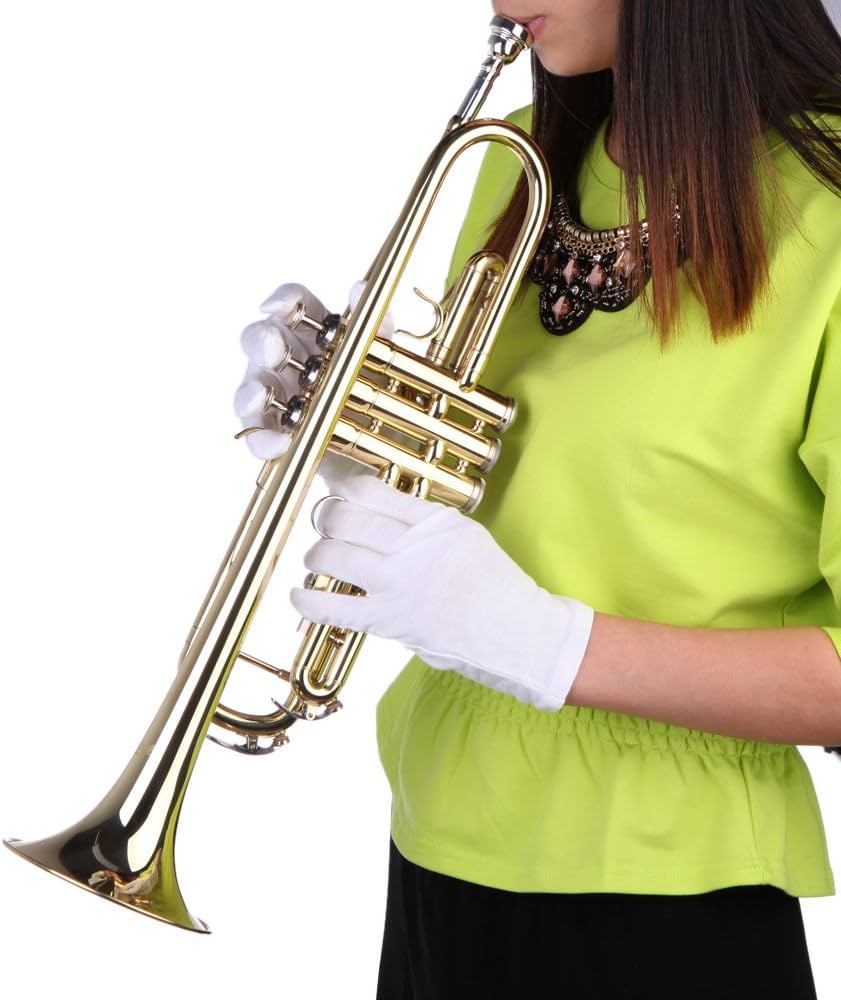 Amazon | Sasuori 初心者入門5点セット Bb B フラット トランペット 黄