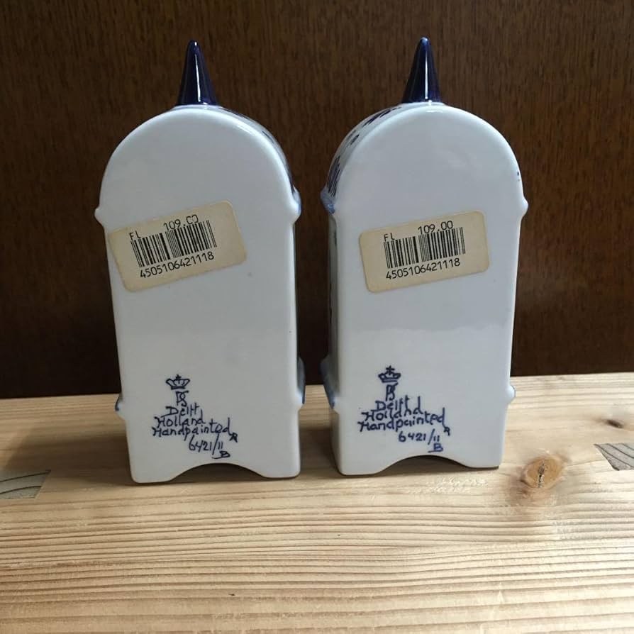 Amazon.co.jp: オランダ デルフト焼き 置き時計 陶器 : ホーム＆キッチン