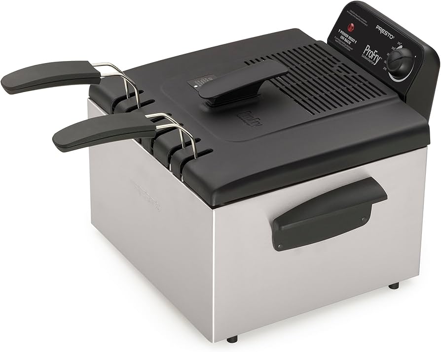 Amazon.com: Presto 05466 Stainless Steel Dual Basket Pro Fry