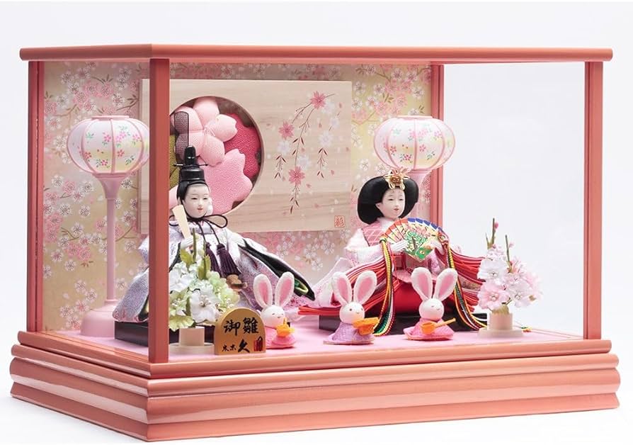 Amazon | 久月official 雛人形 親王ケース飾り ガラスケース 4H-KK3-Z
