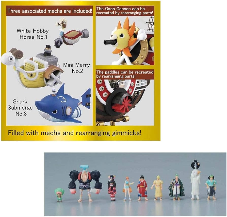 Amazon.com: Bandai Hobby - One Piece - Thousand Sunny (Land of