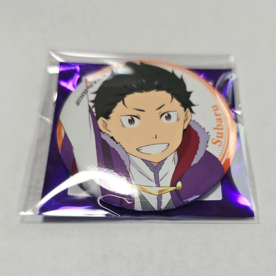 Amazon.co.jp: リゼロ 騎士叙勲式 イベント 缶バッジ スバル : おもちゃ