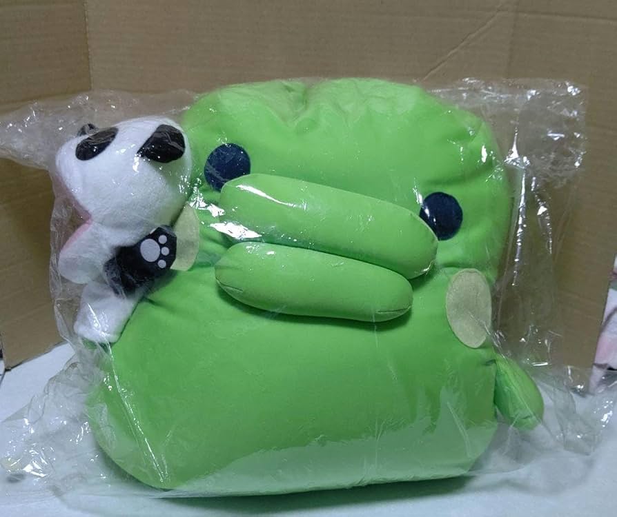 Amazon.co.jp: 生茶パンダパペット付き くちぱっち ビーズクッション