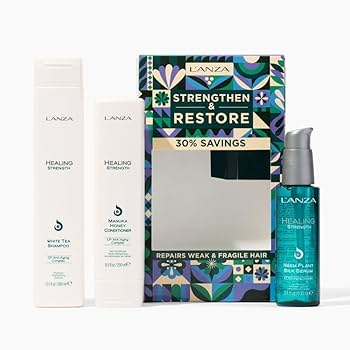 Amazon.com: L'ANZA Healing Strength Trio Hair Kit, White Tea