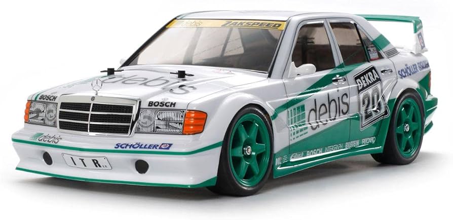 Amazon.com: TAMIYA MB 190 E 2.5-16 EVO.II Zakspeed DebisTT-01 Type