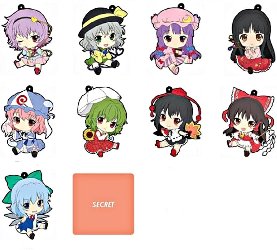 Amazon.co.jp: ぺたん娘 東方プロジェクト トレーディングラバー