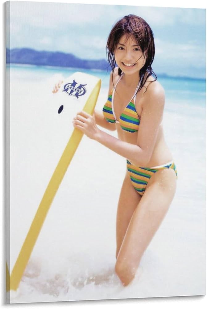 Amazon.co.jp: 片瀬那奈セクシービキニ写真壁の絵ポスター アート