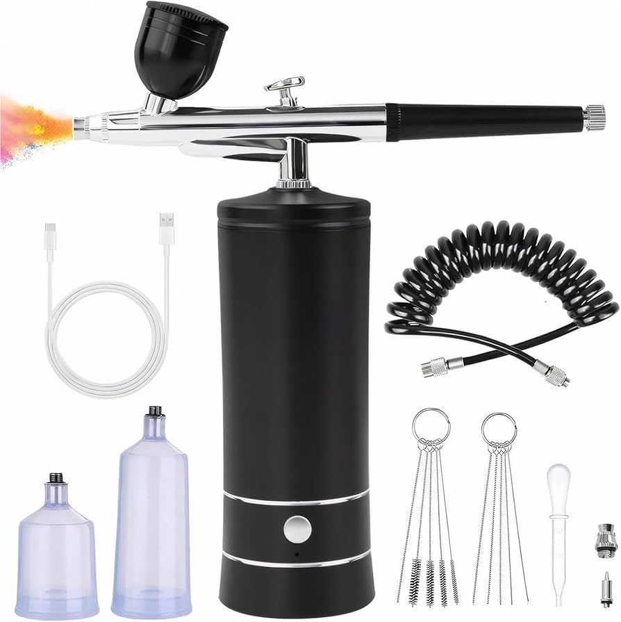 Amazon.co.jp: SUOKOMR エアブラシ USB充電式 プラモデル デルタ 口径