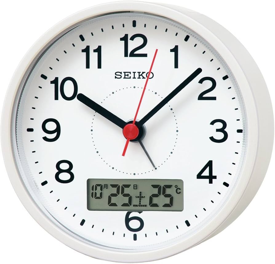 Amazon.co.jp: セイコークロック 置き時計 目覚まし時計 温度表示