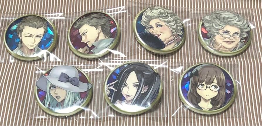 Amazon | 人狼ジャッジメント 人狼jj 缶バッジ SP1 SP2 SP3 ホロ ホロ