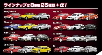 Amazon | 京商 1/64 アルファロメオ ミニカーコレクション4 4C 白