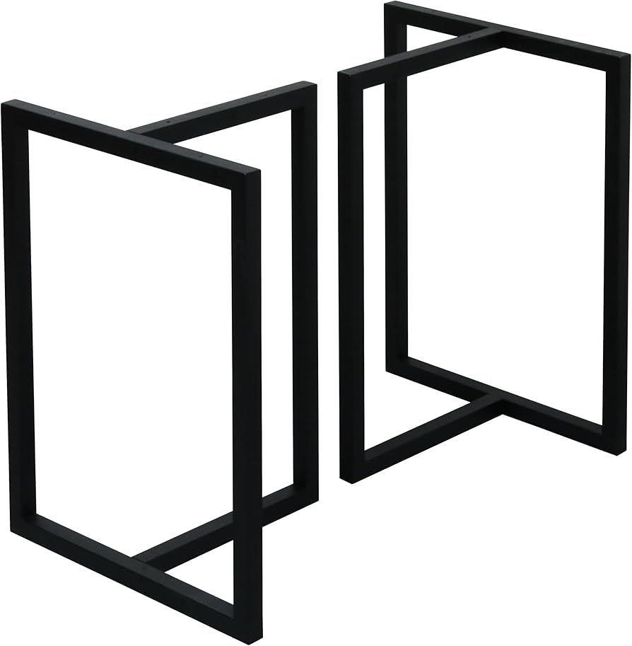 Amazon.co.jp: サンニード テーブル 脚 パーツ T型アイアンレッグ2脚 2